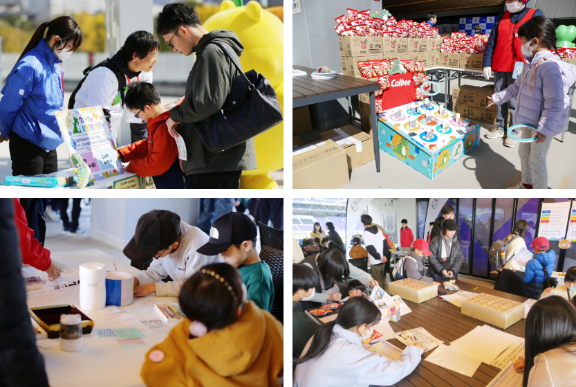 協力団体・企業ブースの様子